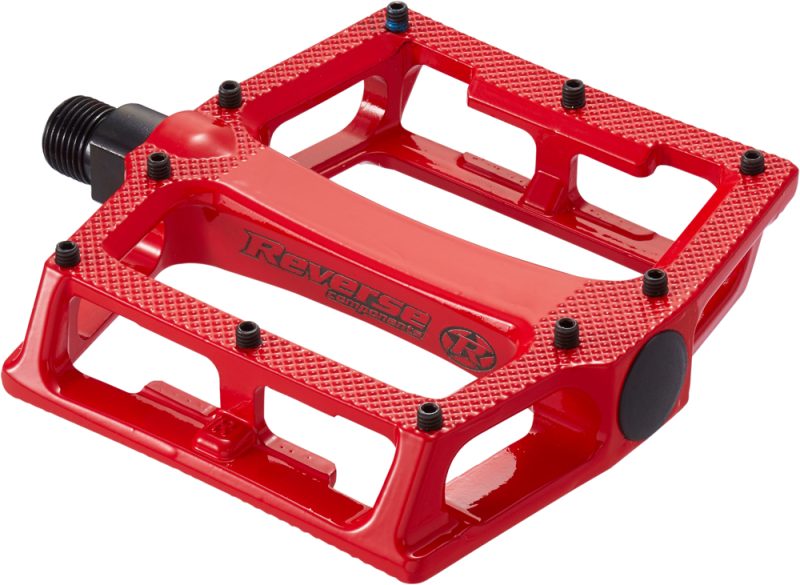 2fca267efce5 Reverse Super Shape 3D Flat Fahrrad Pedal rot