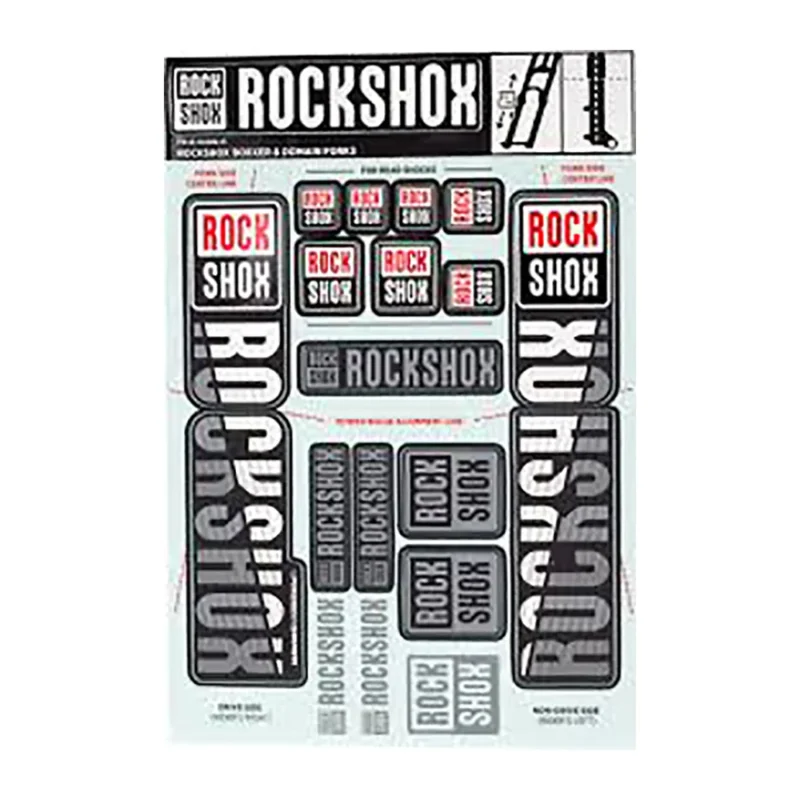 44f185d48d5f Rockshox Aufkleberset fuer Gabel BoxxerDomain Dual