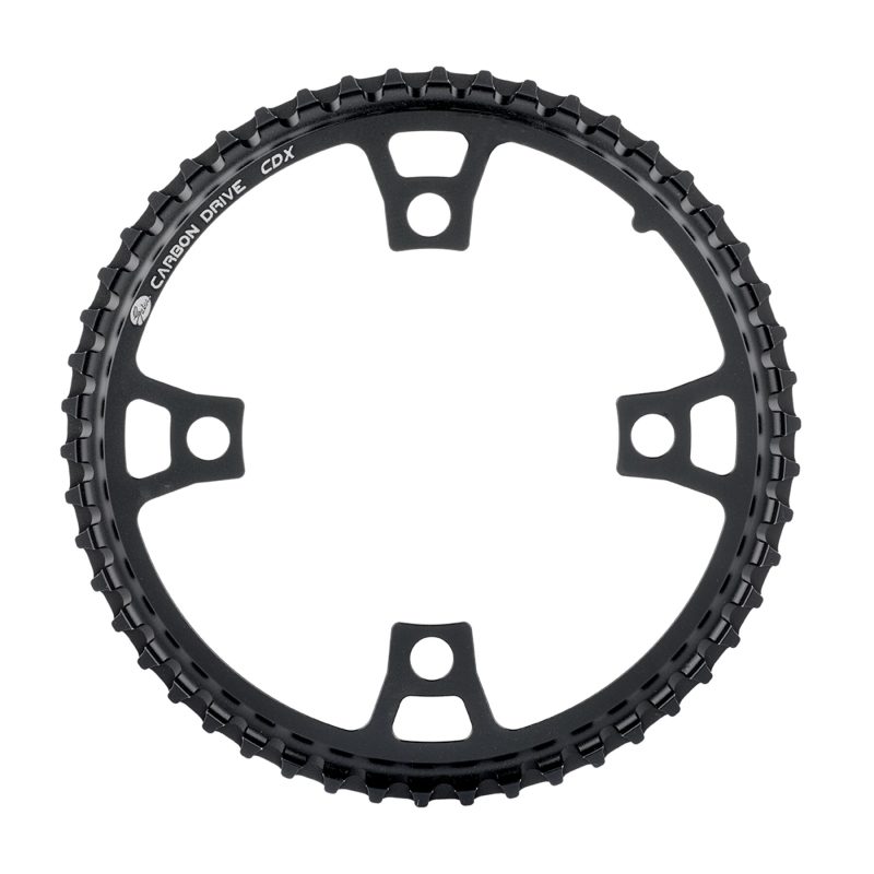 54372e66272c Gates Carbon Drive Vordere Riemenscheibe CDX CenterTrack 4 Arm 104 mm Lochkreis