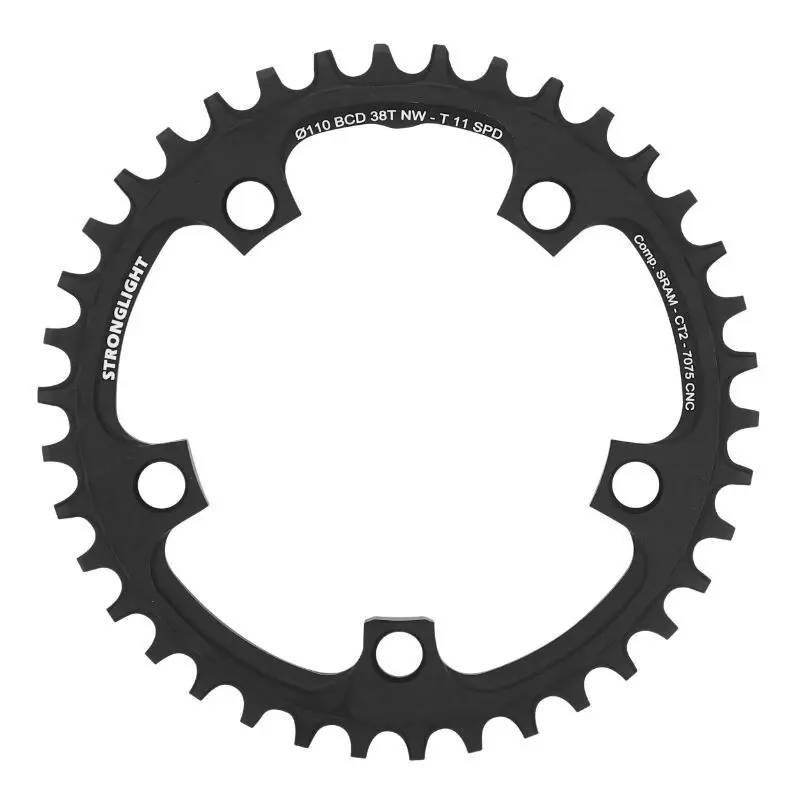 78cb19652a40 Stronglight Kettenblatt gravel 5 branches Sram Ct2 Mono Red Force Rival