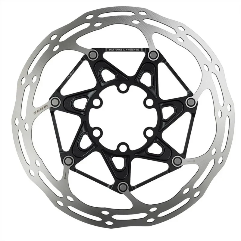 8007dfe4005f Sram Scheiben Rotor Centerline 2P 140Mm Black Ti Rounded