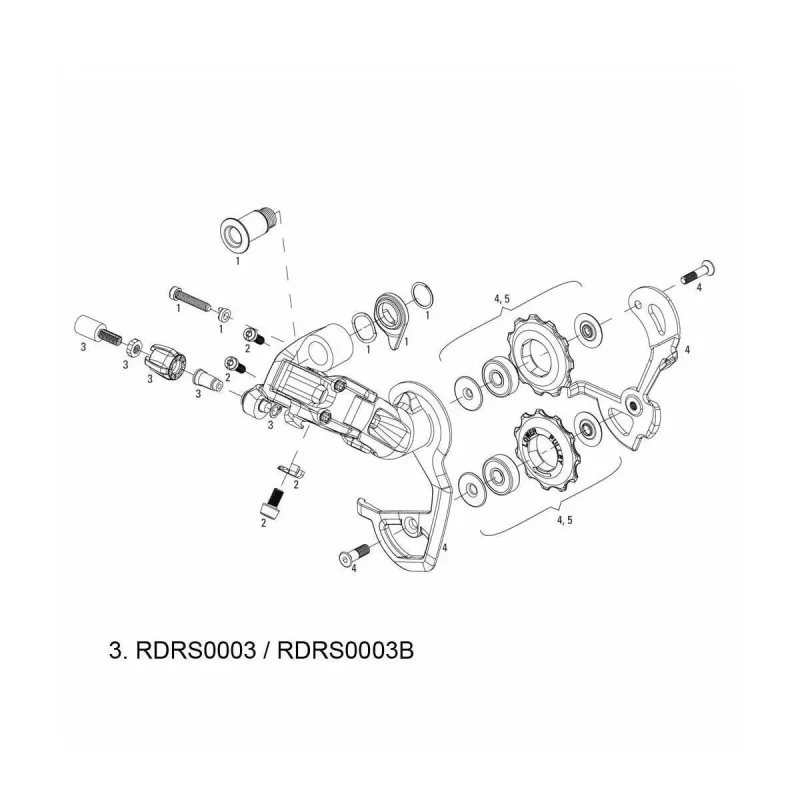 879ce09ae0e5 Sram Einstellrad Set fuer den Umwerfer Rd Barrel