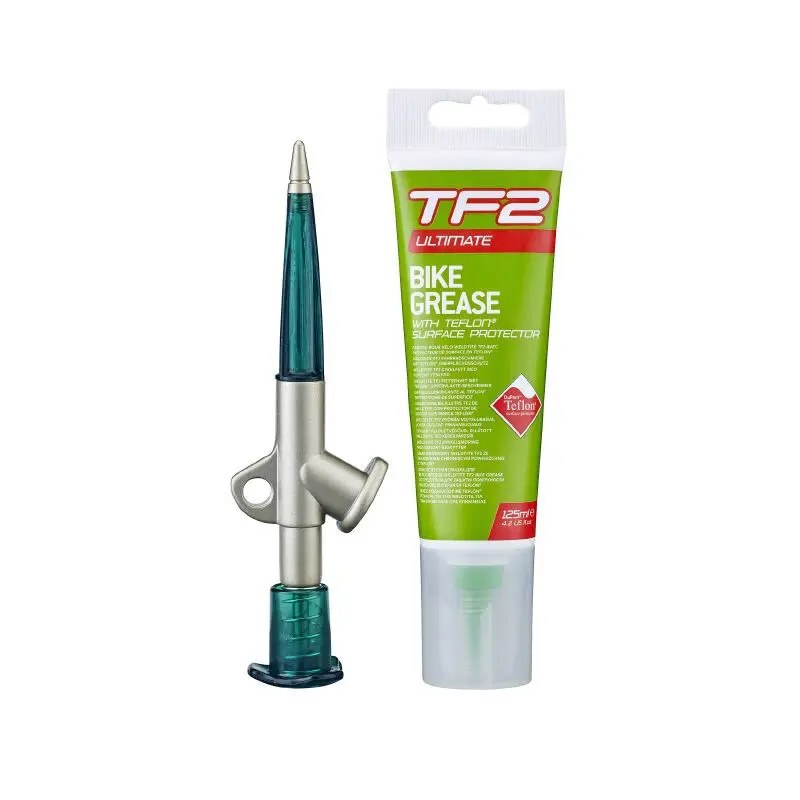 8ffd0377cbe4 Teflon Fahrradfett mit Pistole in der Tube Weldtite TF2 Bike