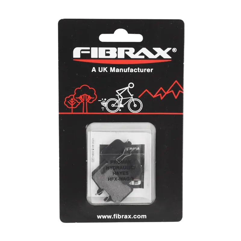 9c2f5ad1bdf0 Ein Paar MTB Fahrradbremsbelaege aus Halbmetall mit 1 Scheibenreiniger Fibrax Hayes Promax