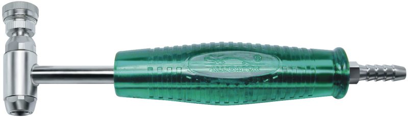 alligator reifen fuellpistole universal tankstellenstecker gruen silber