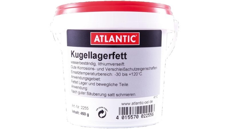 atlantic kugellagerfett 450 g eimer