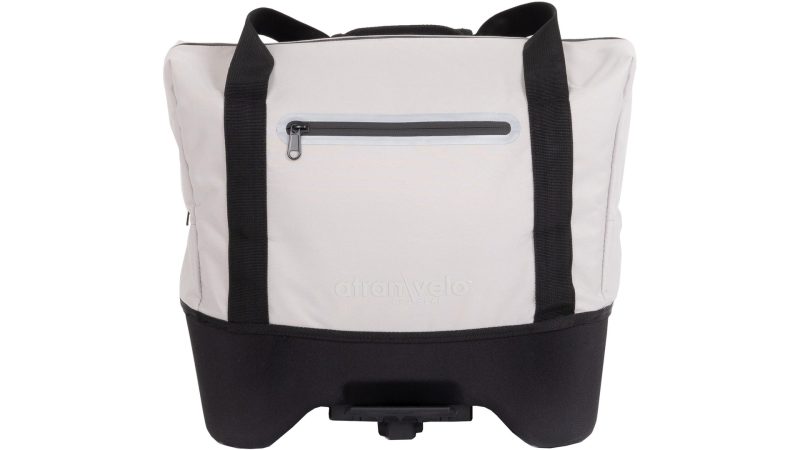 atranvelo gepaecktraegertasche beat top bag hellgrau