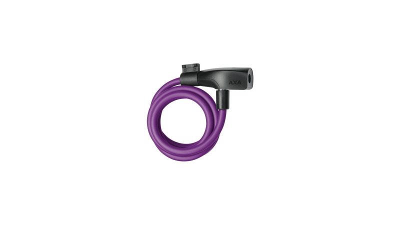 axa kabelschloss resolute 8 120 violett
