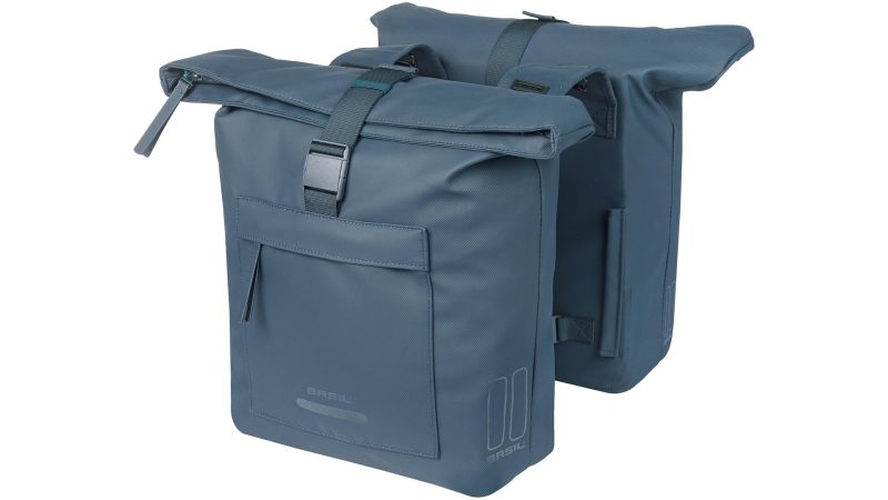 basil doppeltasche brooklyn navy blau