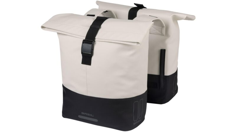 basil doppeltasche cove schwarz cremefarben