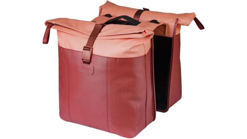 basil doppeltasche vive bordeaux pink rot rosa 1