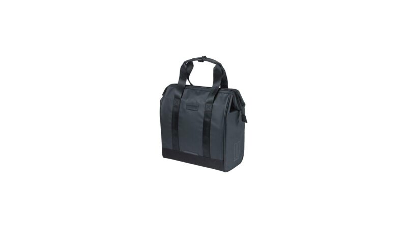 basil einzeltasche city grand fahrradshopper mik hooks aus tarpaulin