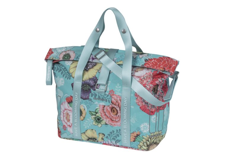 basil fahrradhandtasche bloom field kf blau sky blue