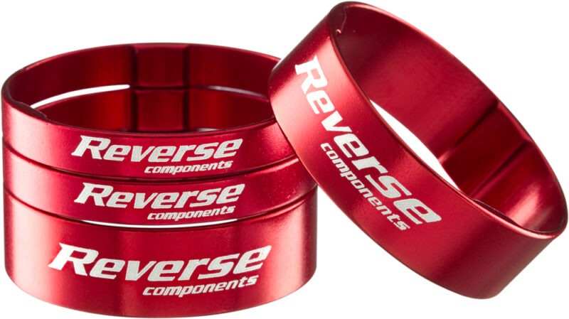 bb42c1559c30 Reverse Gabelschaft Spacer Set Ultra Light Alu 1 18 rot
