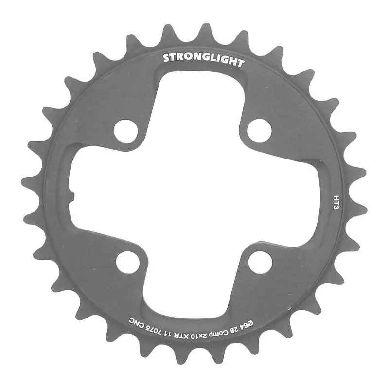 be5a2b96a7d1 Zweifaches MTB Kettenblatt ohne Gewinde Stronglight 4BRA XTR M980 HT3 10V