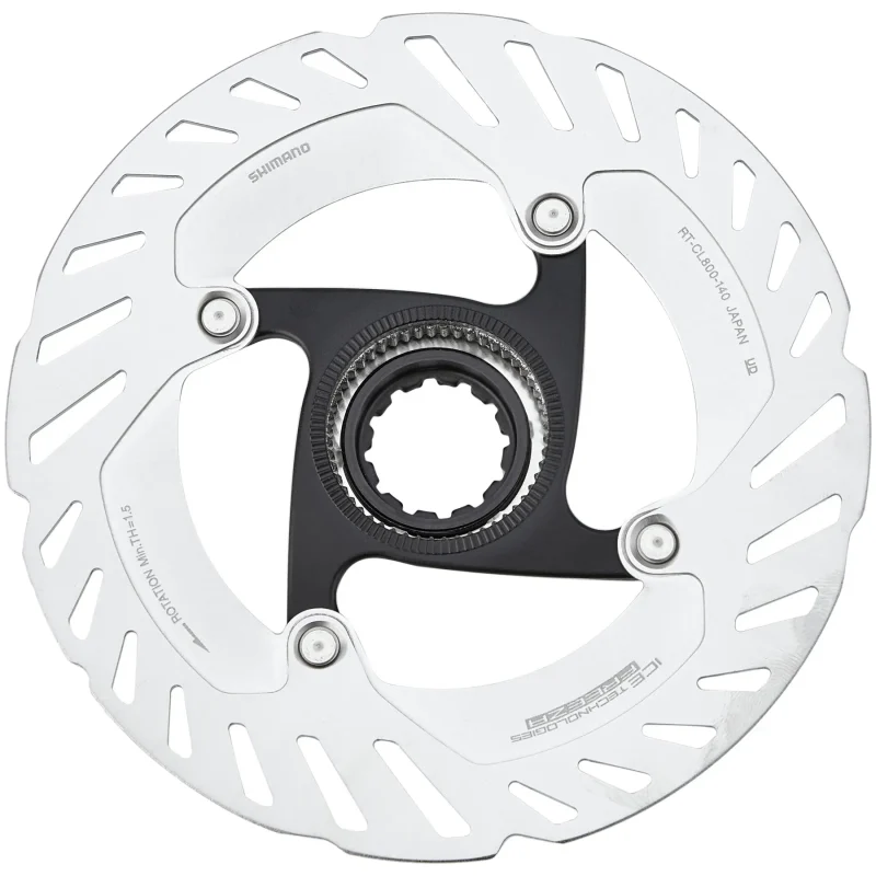 bf26a4b36ef7 Shimano Bremsscheibe avec bague de blocage cannelures internes avec aimant RT CL800 Center Lock Ice Technoligies Freeza