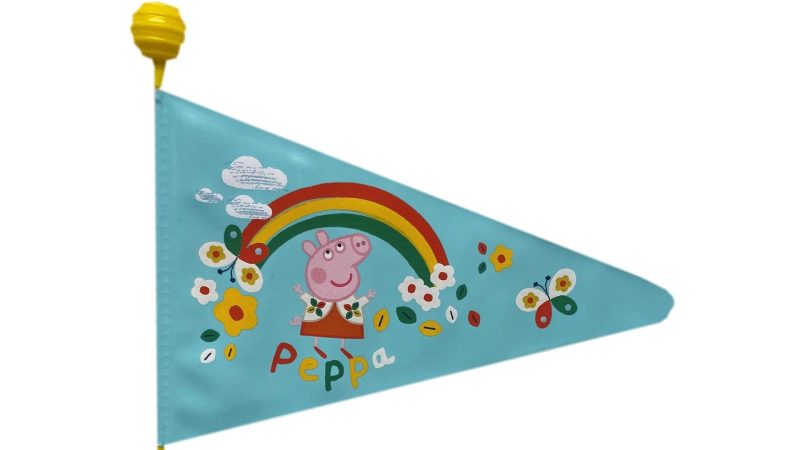 bike fashion sicherheitswimpel peppa pig