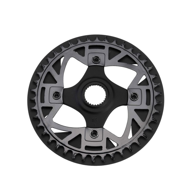 bikeco spare parts kettenblatt chainflow 3d 42 zaehne schwarz