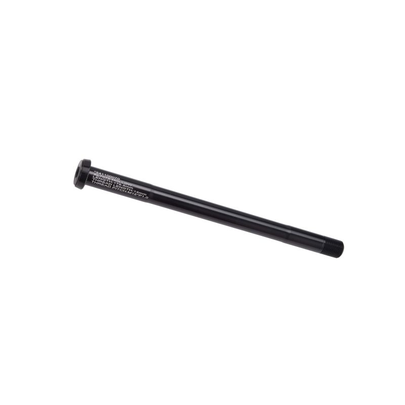 bikeco spare parts steckachse hinterrad m12p1 0 176 5mm schwarz