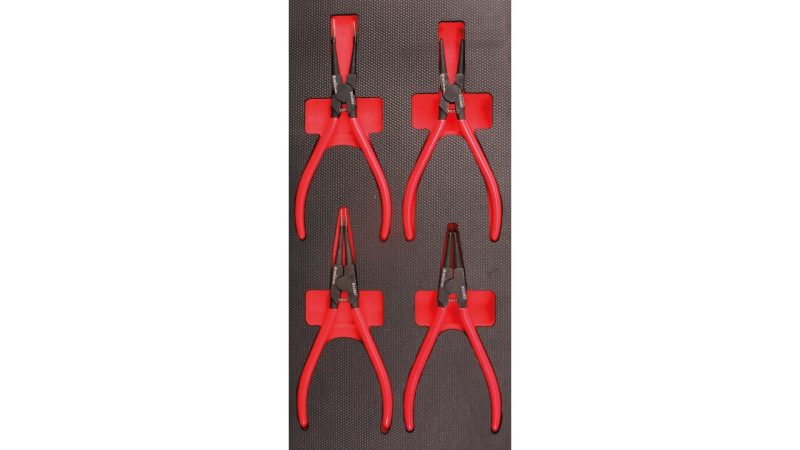 bikeservice moduleinlage zange schwarz rot