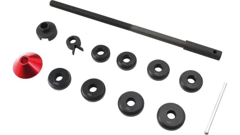 bikeservice montagewerkzeugsatz schwarz rot