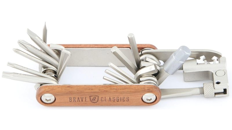 brave classic multifunktionswerkzeug braun silber