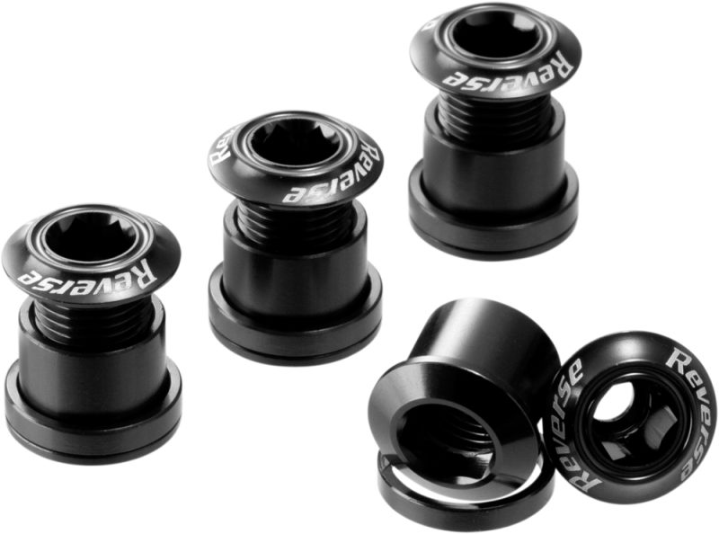 c5d1aeb73039 Reverse Kettenblattschrauben 4er Set Aluminium schwarz