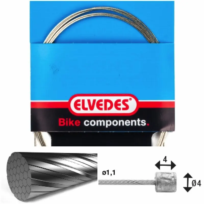c88c33fe34e3 Uebertragungskabel 1x19 Adern stainless o11mm mit Kopf n o45x45 Elvedes