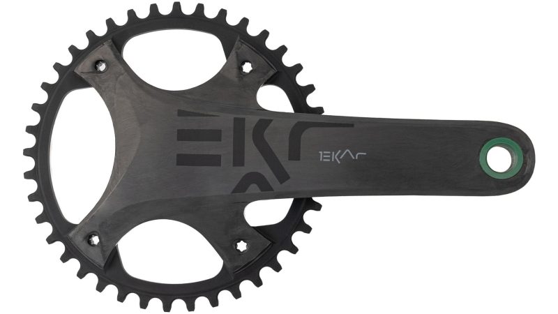 campagnolo kettenradgarnitur ekar 13s 165 mm kurbellaenge schwarz