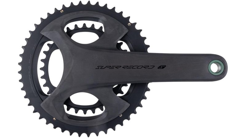 campagnolo kettenradgarnitur super record s wrl 12s 175 mm kurbellaenge schwarz