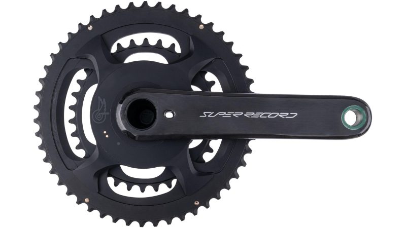 campagnolo kettenradgarnitur super record wrl 12s pwm 175 mm kurbellaenge schwarz