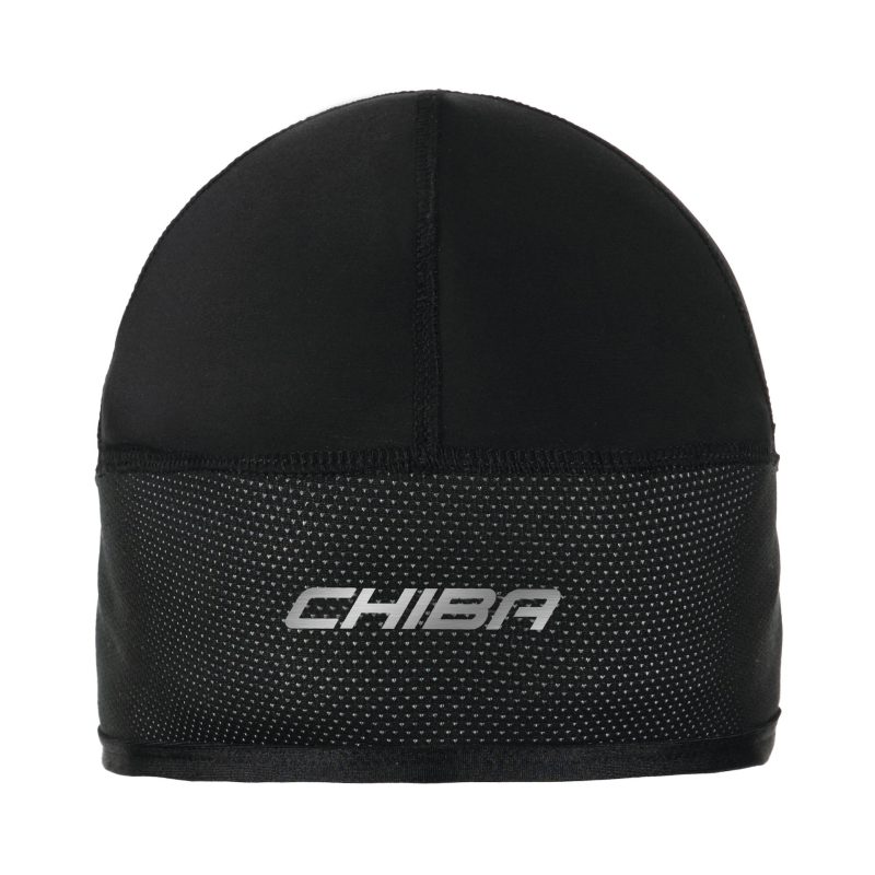 chiba winter helmmuetze windstopper schwarz