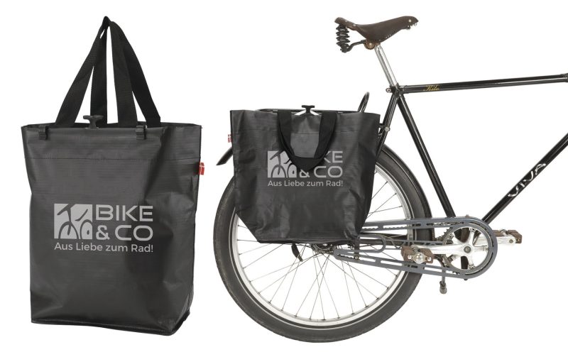 cobags einkaufstasche bikezac 2 0 schwarz