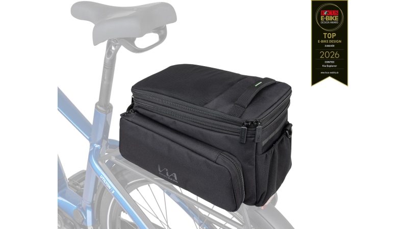 contec gepaecktraegertasche via explorer inkl vormontiertem mik 2 0 adapter