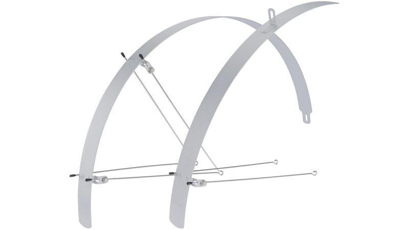contec schutzblechgarnitur flat fender 28 silber