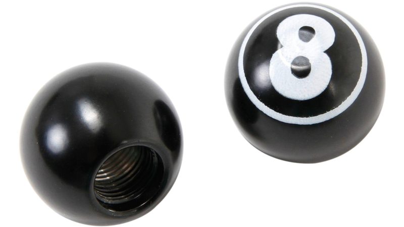 contec ventilkappe valve caps 8 ball