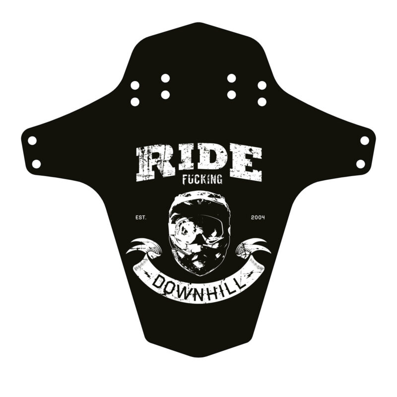 d5acde896474 Reverse Mudguard Ride Schutzblech Fucking Downhill schwarzweiss