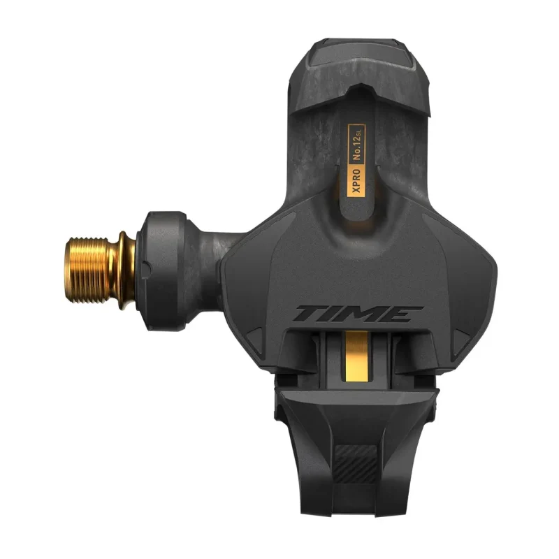 df4a4a000d63 Pedale 12SL Titanachse Keramiklager Offset 53 CarbonGold ICLIC 5° C1 Cleats TIME XPro