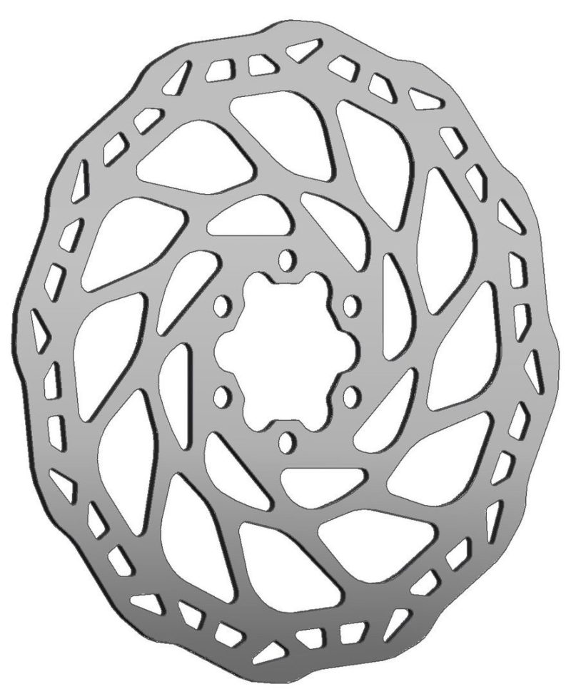 esjot bremsscheibe silber