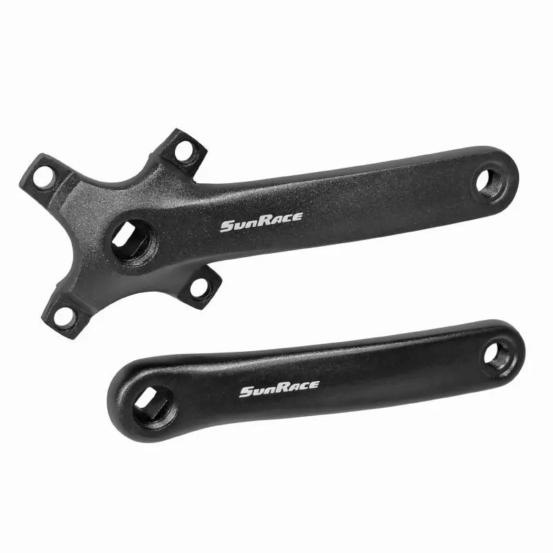 fe72295deb64 MTB Kurbeln Alu fuer Gehaeuse Vierkantachse Sunrace Fcm800 Mono