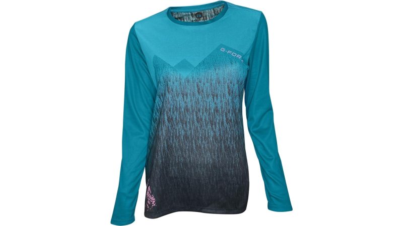 g form longshirt summit jersey womens gruen schwarz