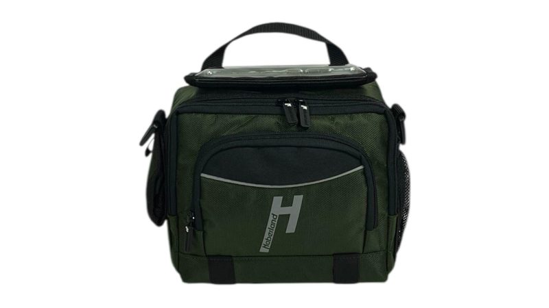haberland lenkertasche bottle gruen