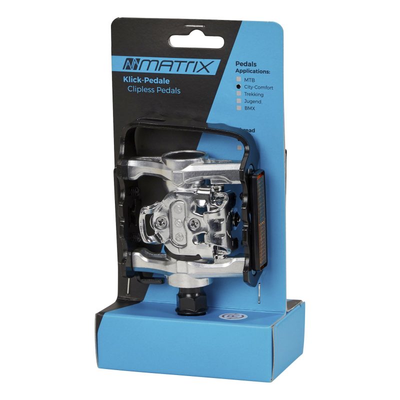matrix clickpedal multi schwarz schwarz silber