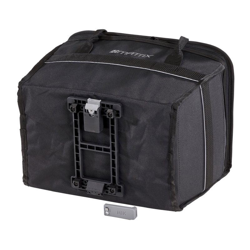 matrix gepaecktraegertasche inkl mik adapter schwarz 1