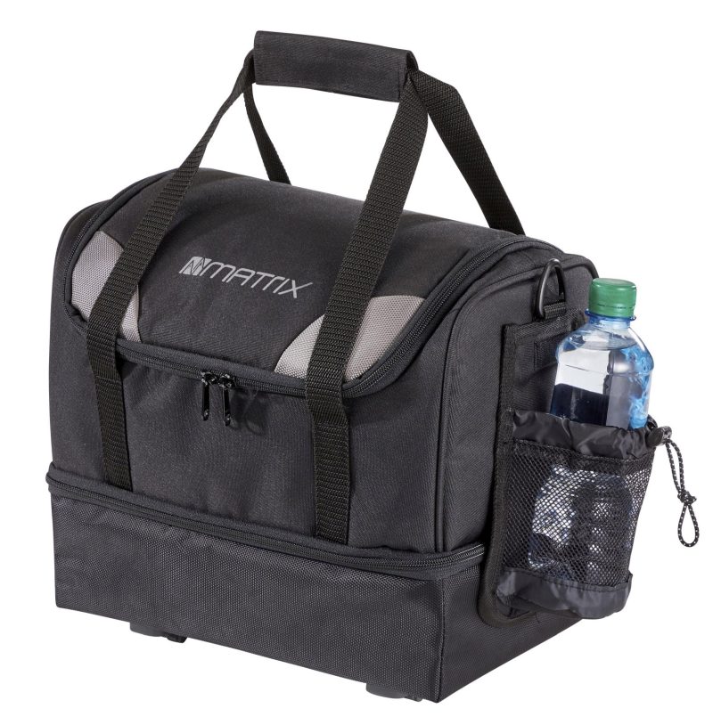 matrix gepaecktraegertasche snapit schwarz schwarz silber 1