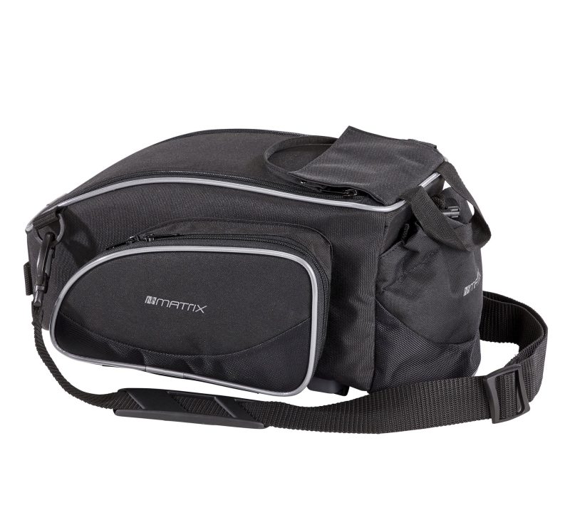matrix gepaecktraegertasche xl inkl snapit adapter schwarz 1