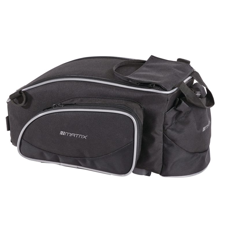 matrix gepaecktraegertasche xl inkl snapit adapter schwarz