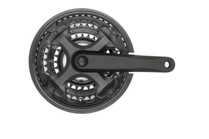matrix kettenradgarnitur alu 4 kant fuer mtb schwarz schwarz matt