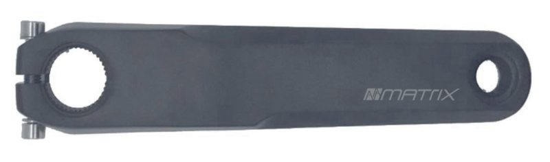 matrix kurbelarmsatz alu shimano e6100 7000 8000 schwarz