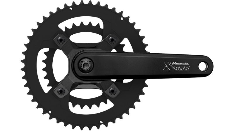 miranda kettenradgarnitur xmod 2 gravel schwarz